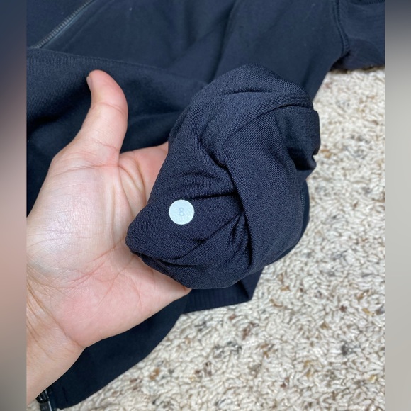 Lululemon Bhakti Yoga Jacket Black Womens Sz 8 - Picture 10 of 13